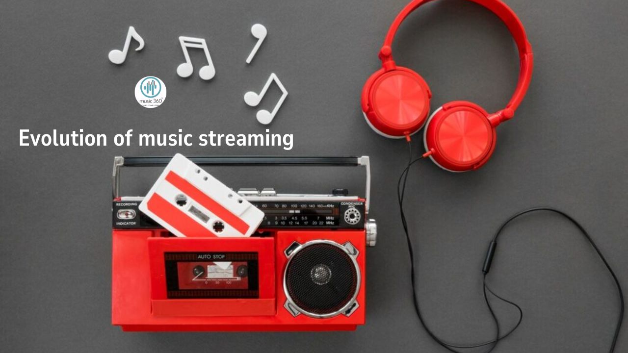 evolution of music streaming