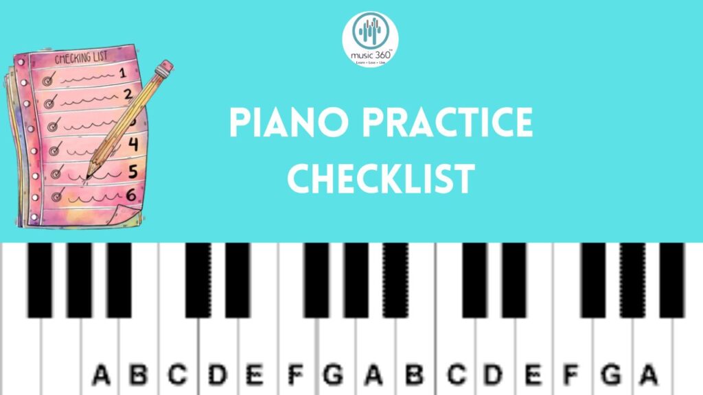 Piano Practice Checklist