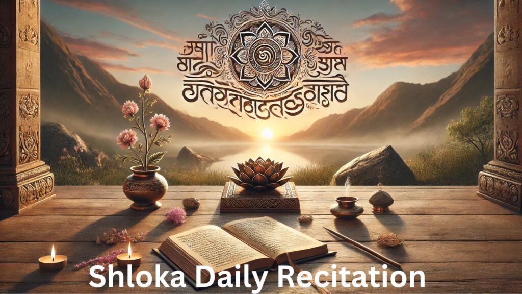 Shlokas Recitation Daily: Morning and Meditation Strength Mantra